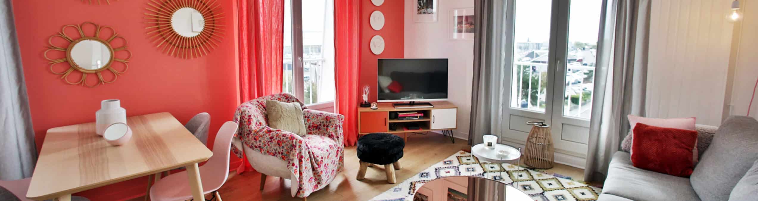 Appartement au féminin, une décoration édulcorée