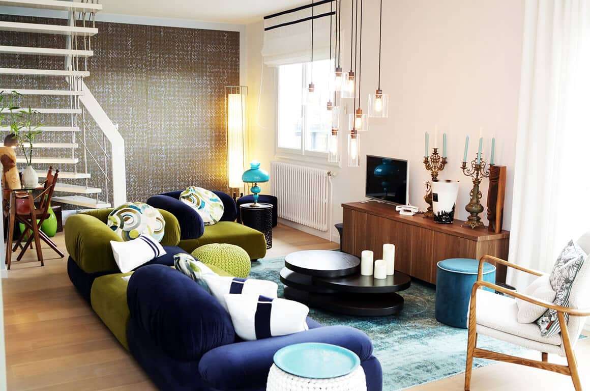 Décoration de style ethnique chic et scandinave