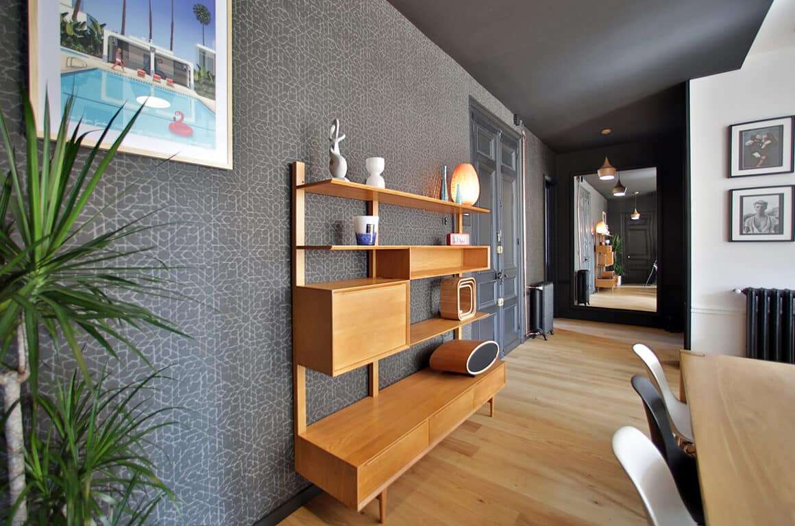 Rénovation tendance d'un appartement haussmannien - Granville - décoration d'intérieur