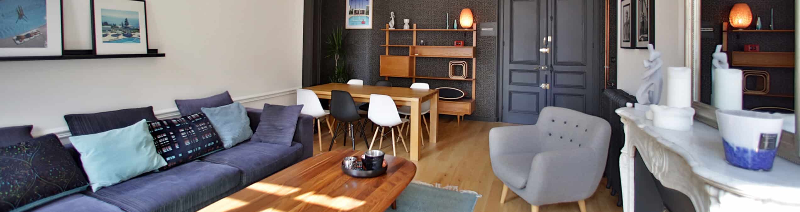 Rénovation tendance d'un appartement haussmannien - Granville - décoration d'intérieur